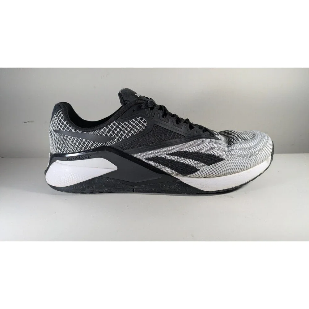 Reebok Nano X2 Cross-Training Shoes Mens US Size 12 Gray Black Flexweave GW5146